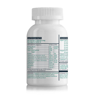 Unived Basics Plant Calcium- 60 Capsules