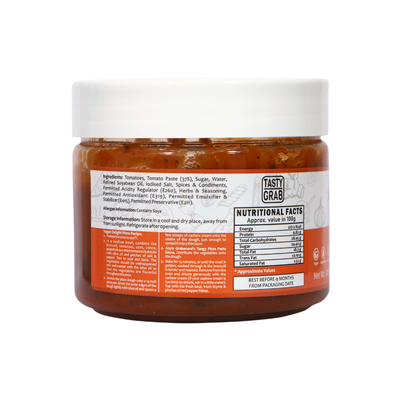 Grabenord Tangy Pizza Pasta Sauce - 300g - to live
