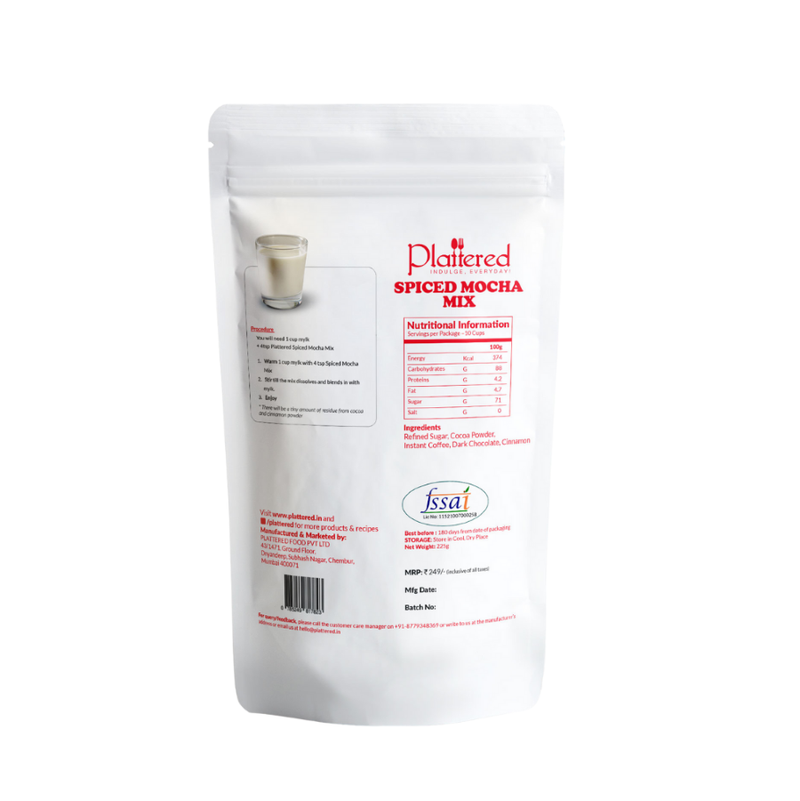 Plattered Spiced Mocha Mix (225g)