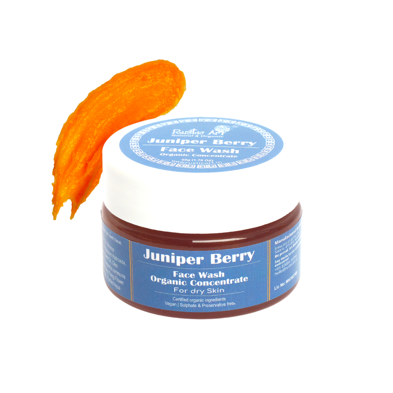 Rustic Art Juniper Berry Face Wash Concentrate (50gm)