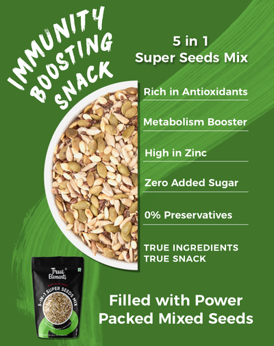 True Elements 5-in-1 Super Seeds Mix - plant based Dukan
