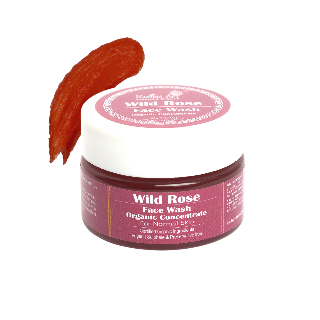 Rustic Art Wild Rose Face Wash Concentrate (50gm)