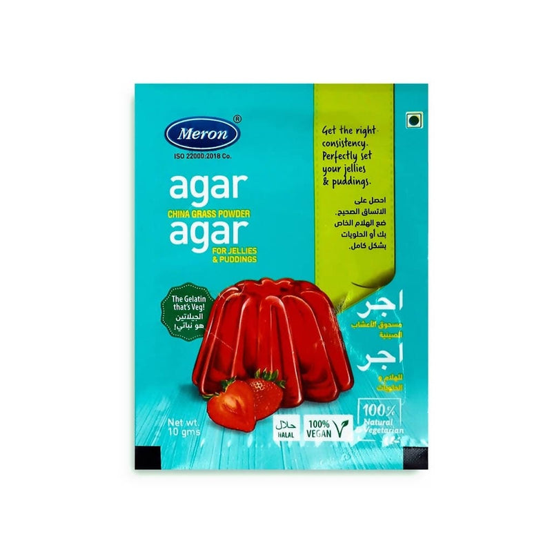 Meron Agar Agar China Grass Sachet 10 Grams - plant based Dukan