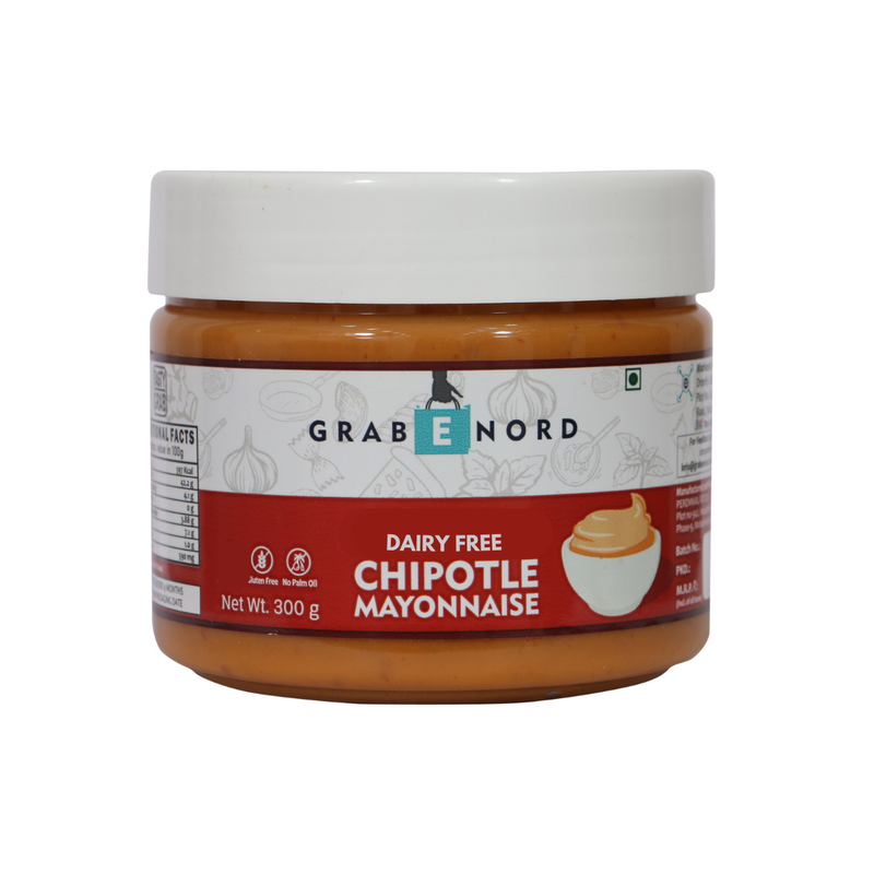 Grabenord  Chipotle Mayonnaise - 300g ( Dairy Free, Palm Free, Gluten Free) - to live