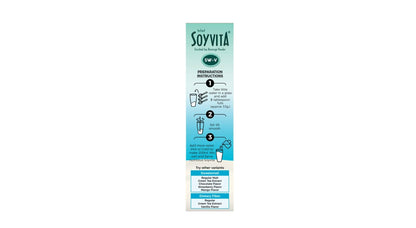 Soyvita - Sweetened Vanilla | Lactose Free | Enriched Soy Beverage Powder | Serves-15 (500 Gms)