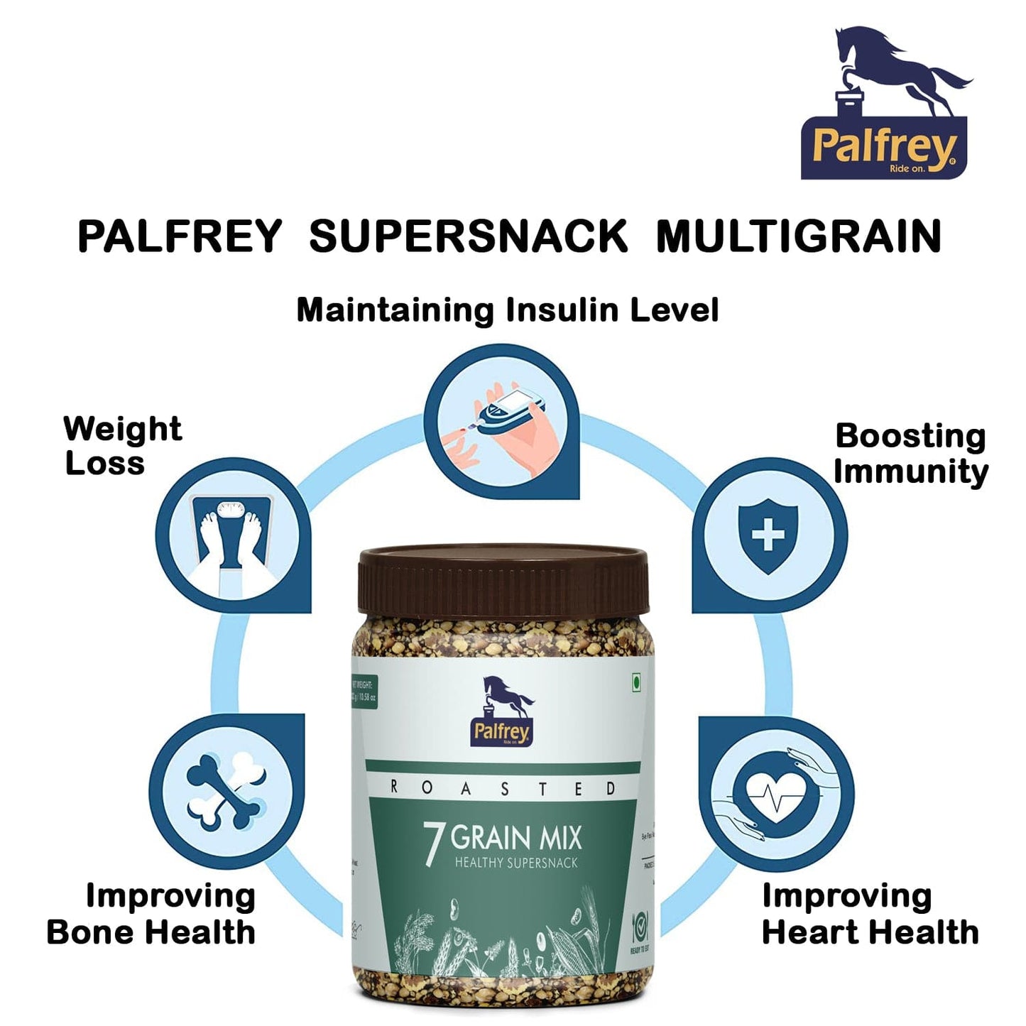 Palfrey Roasted 7-Grain Mix Supersnacks 300g