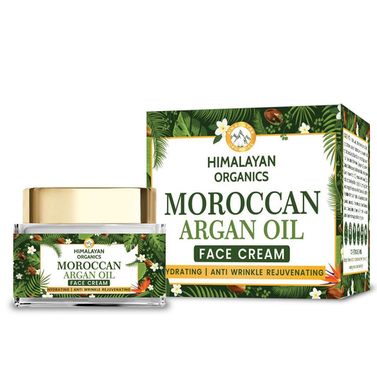 Himalayan Organics Moroccan Argan Oil Anti Aging Cream with Vitamin E | 50ml