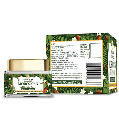 Himalayan Organics Moroccan Argan Oil Anti Aging Cream with Vitamin E | 50ml