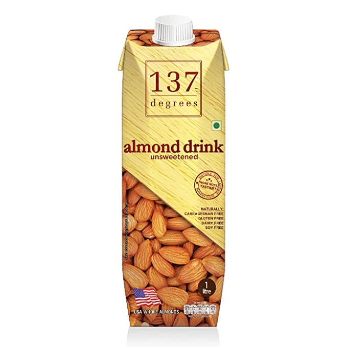 137 degrees Almond Drink Unsweetened, 1 Litre
