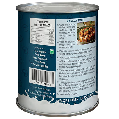 Desi Treat Soya Tofu, (with brine), 800gm (Drained weight 500gm)