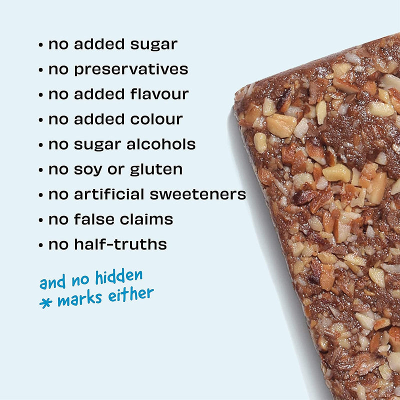 The Whole Truth Energy Bars - Almond Choco Fudge Pack of 10 (10 x 40g)
