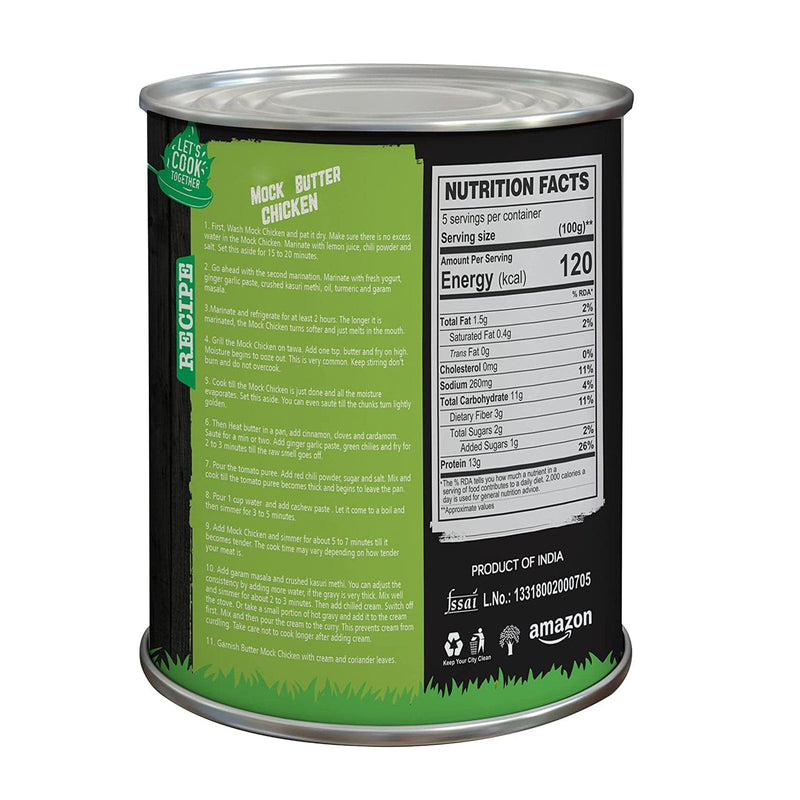 Desi Treat Plant-Based Mock Chicken, 800gm