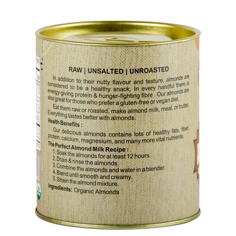 Praakritik Organic Almonds California 200 G