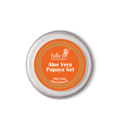 Aloe Vera Papaya Gel with Niacindamide (100gm) | Organic, Vegan