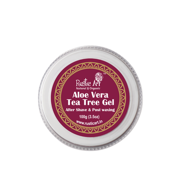 Aloe Vera Tea Tree Gel (100 gm) | Organic, Vegan