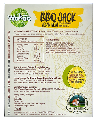 Wakao BBQ Jack 300g - plant based Dukan
