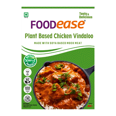Foodease Plant-Based Chicken Vindaloo with gravy, 300gm