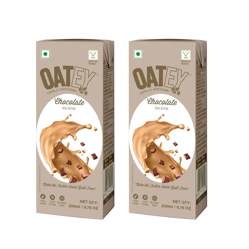 OATEY Chocolate Oat Drink, Stevia Based, 200ml
