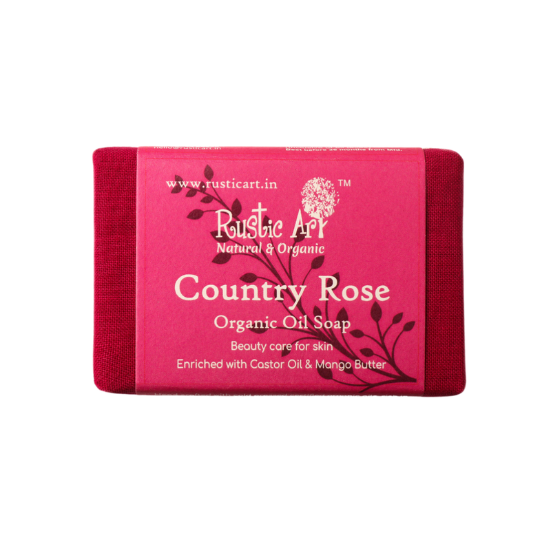 Country Rose Soap (100gm) | Organic, Vegan
