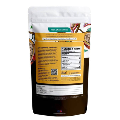 Cacao Powder for baking and cooking - Pure Cacao / Cocoa - Natural, Nutritionally Dense, Plant Based - Sihi Chocolaterie - 175 g - plant based Dukan