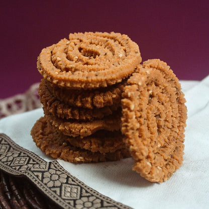 Meethi Kahani Chakli (Wholewheat) - plant based Dukan