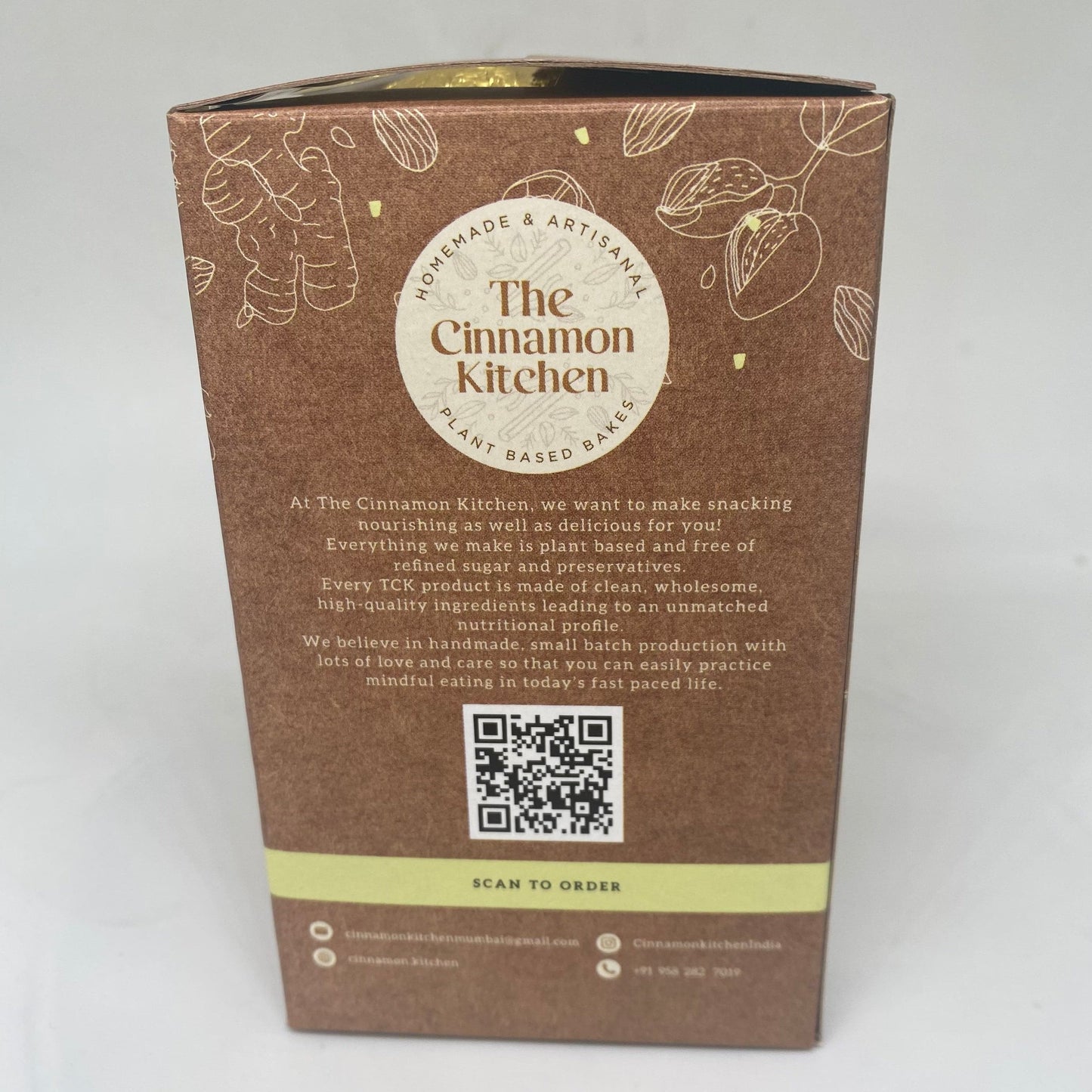 The Cinnamon Kitchen Ginger Cookies (Box of 6 cookies - 220g) - Gluten Free