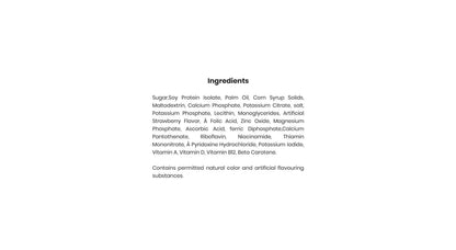 Soyvita - Sweetened  added Strawberry fruit powder | Lactose Free | Enriched Soy Beverage Powder | Serves-15 (500 Gms)