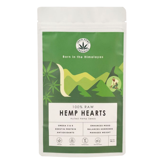 India Hemp Organics Hemp Hearts - plant based Dukan