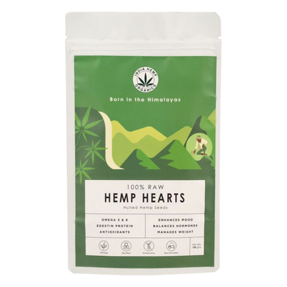 India Hemp Organics Hemp Hearts - plant based Dukan