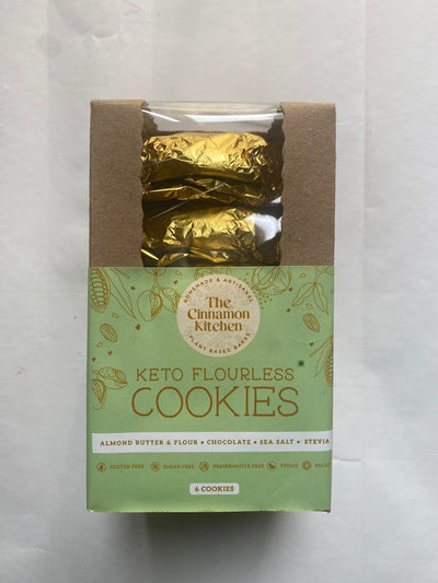 The Cinnamon Kitchen Keto Flourless Almond Butter Cookies (Box of 6 cookies - 220g) - Gluten Free
