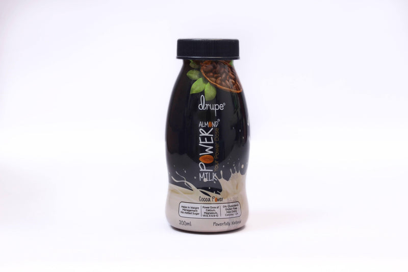 Drupe Cocoa Plant Based Vegan Almond Milk 200 ML(Pack of 6) Online
