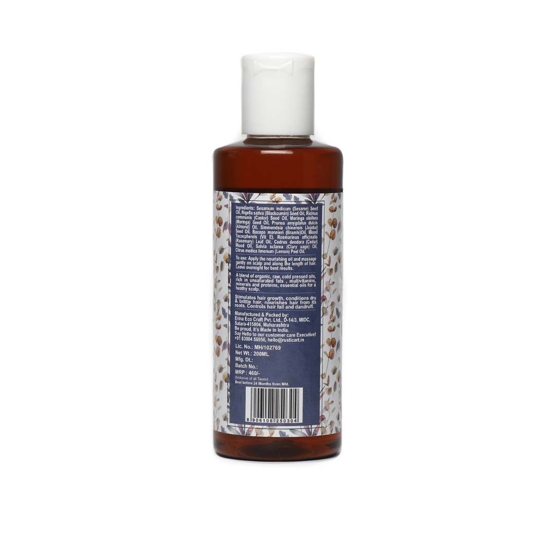 Nourishing Hair Oil (200ml) | Organic, Vegan