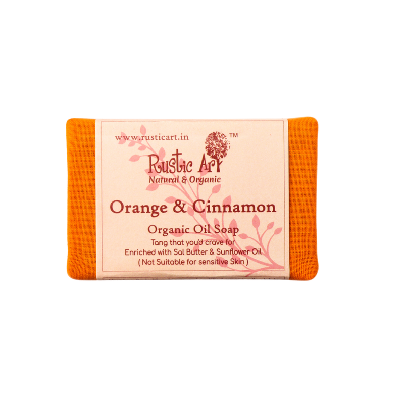 Orange & Cinnamon Soap (100gm) | Organic, Vegan