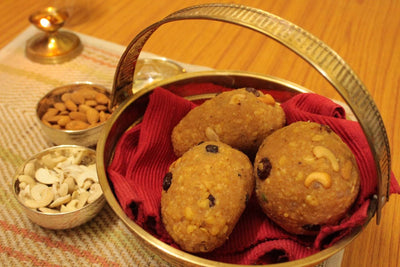 Vijay Sweets Plant Based Tirupati Prasadam Style Laddoo - 1/2 KG (Dairy-Free)