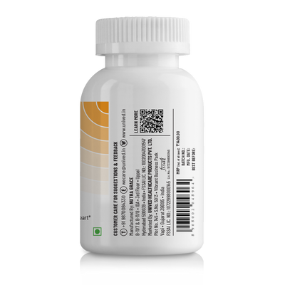 Unived Plant Based Ovegha Supplement (Plant-Based Omega 3), 1000 mg Algal Oil (500mg DHA)  per serving (60 Plant-Based capsules)