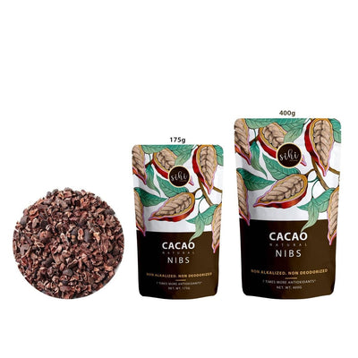 Cacao Nibs for baking and cooking - Pure Cacao / Cocoa - Natural, Nutritionally Dense, Plant Based - Sihi Chocolaterie - 175 g - plant based Dukan
