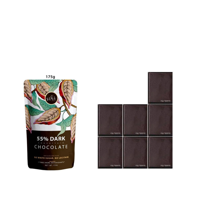 Sihi 55% plant based Dark Chocolate