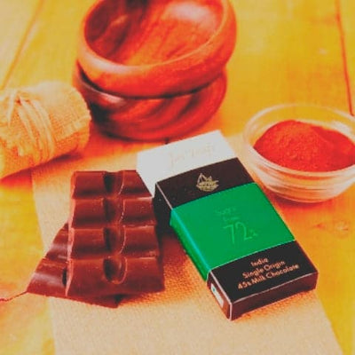 Jus'trufs Artisanal 72% Sugar Free Dark Chocolate Bar, Set of 2(80gm) (Sugar Free) (Erythritol - Sweetened)