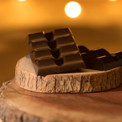 Jus'trufs Artisanal Organic 72% dark Chocolate Bar, Set of 2(80gm) (Brown Sugar Sweetened)