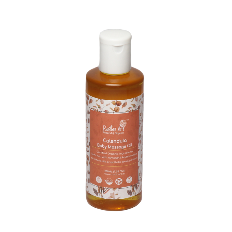 Organic Calendula Baby Massage Oil (200ml) | Organic, Vegan