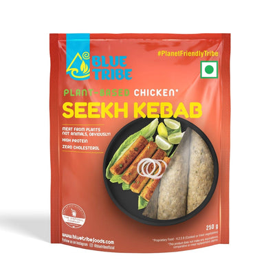 Bluetribe Plant-Based Chicken Seekh Kebab  (250 gms)