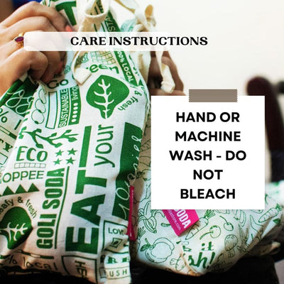 Goli Soda Reusable Cotton Produce Bags For Storage