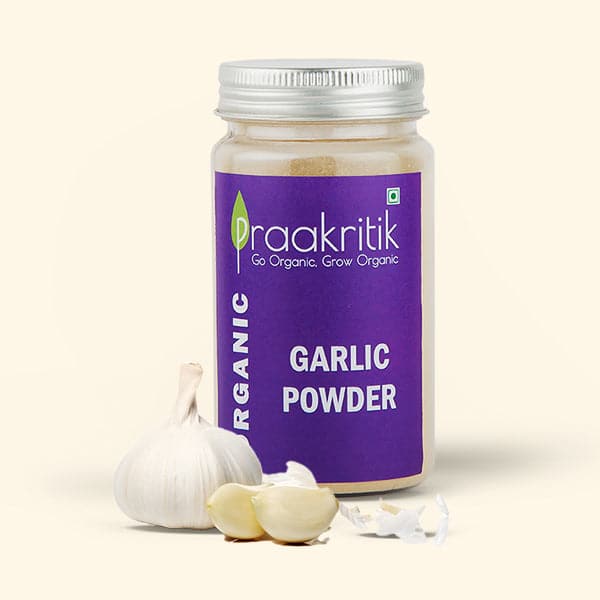 Praakritik Organic Garlic Powder 100 G (Pack of 2)