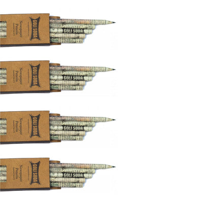 GOLI SODA Upcycled Plain Newspaper Pencils (Pack of 5)