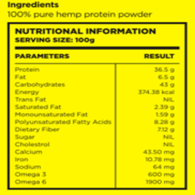 India Hemp and Co - Hemp Protein Powder - Vegan Dukan