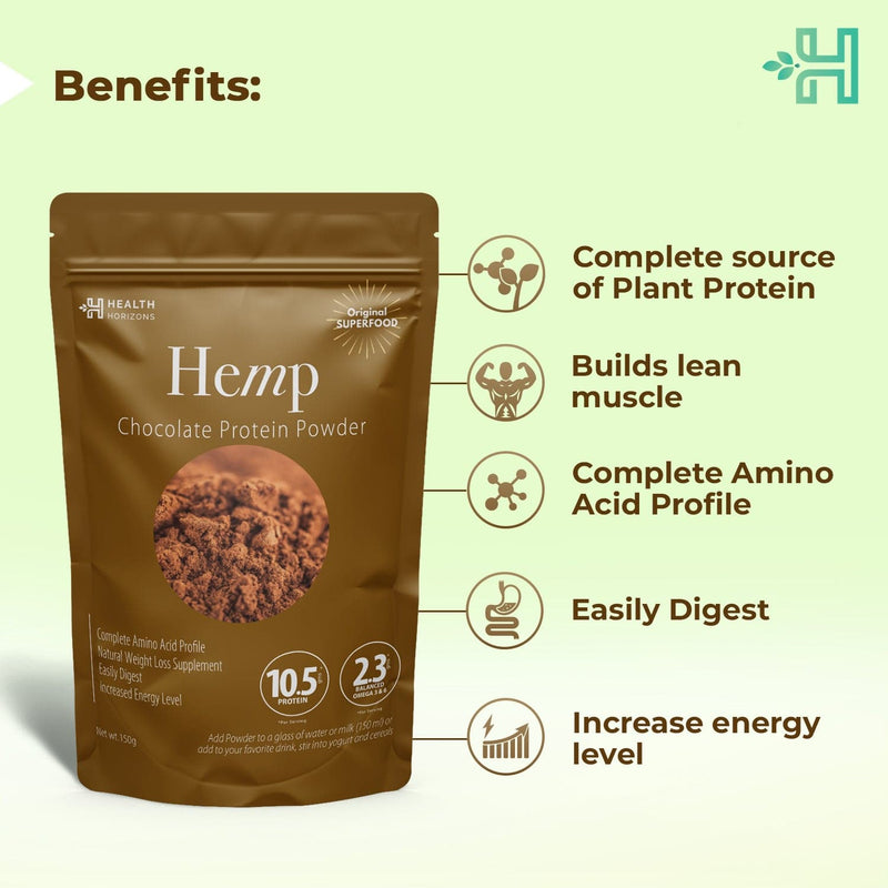 Health Horizons Hemp Chocolate Protein Powder 150g