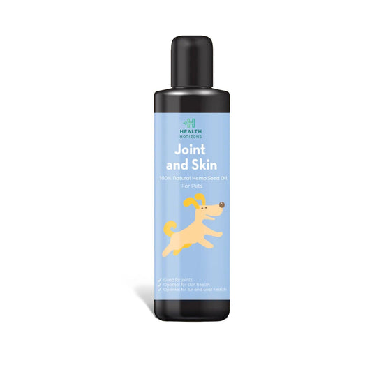 Health Horizons Joint & Skin Oil | Natural Hemp Seed Oil for Pets | 200ml