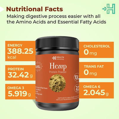 Health Horizons Hemp Protein Powder (500g)