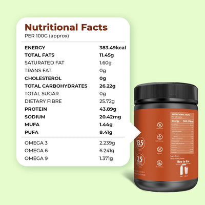 Health Horizons Hemp Protein Powder | Plant Protein | Help in Digestive System & Build Lean Muscle | Amino Acids | 500g