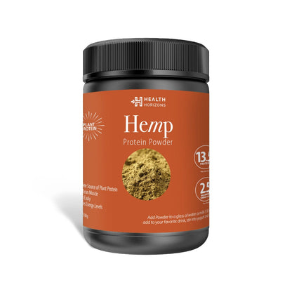 Health Horizons Hemp Protein Powder | Plant Protein | Help in Digestive System & Build Lean Muscle | Amino Acids | 500g